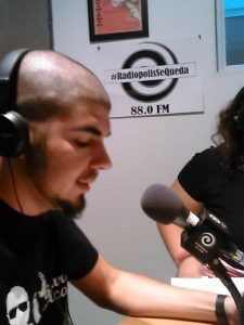 Javier Álvarez presentando el editorial