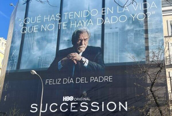 Cartel publicitario de Succession